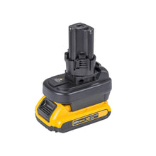 Lade das Bild in den Galerie-Viewer, DeWalt 20V to Makita 10.8V CXT (Post Style) Battery Adapter
