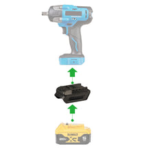 Lade das Bild in den Galerie-Viewer, DeWalt 20V auf Mastercraft 20V (Blau) Batterieadapter
