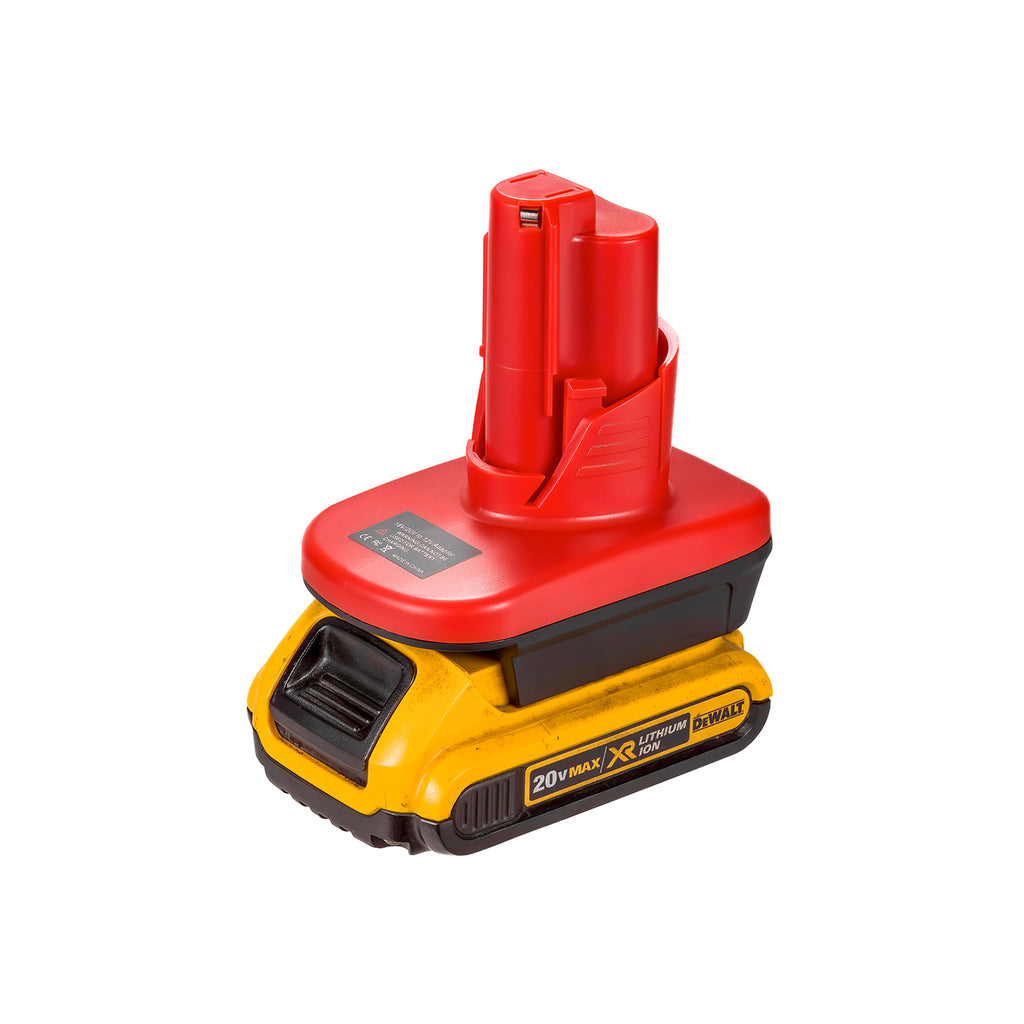 DeWalt 20V MAX auf Milwaukee M12 Akkuadapter