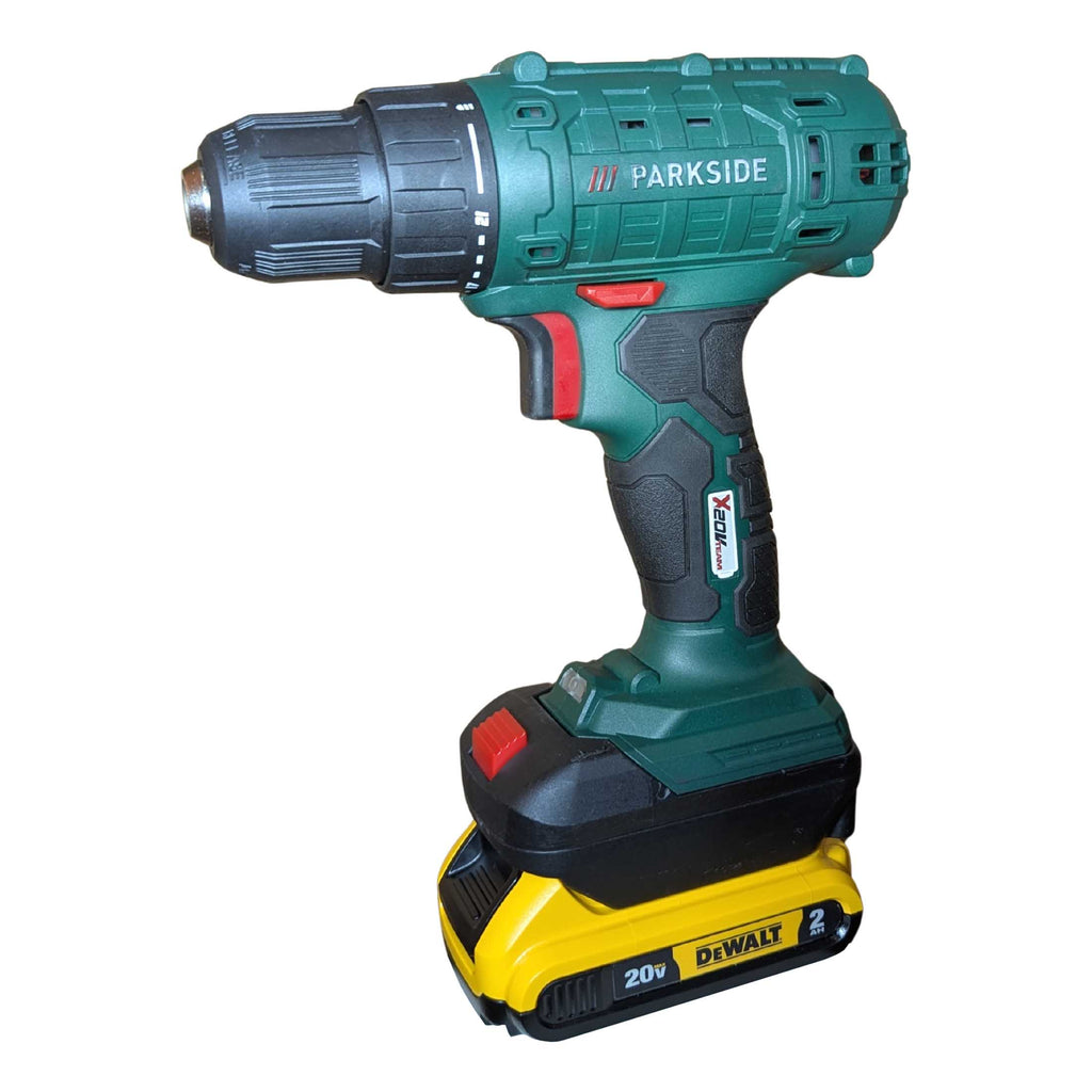 DeWalt 20V MAX auf Parkside X20V Akkuadapter