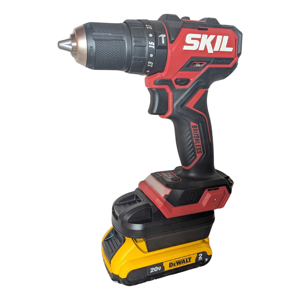 DeWalt 20V MAX auf SKIL 20V PWR CORE Akkuadapter