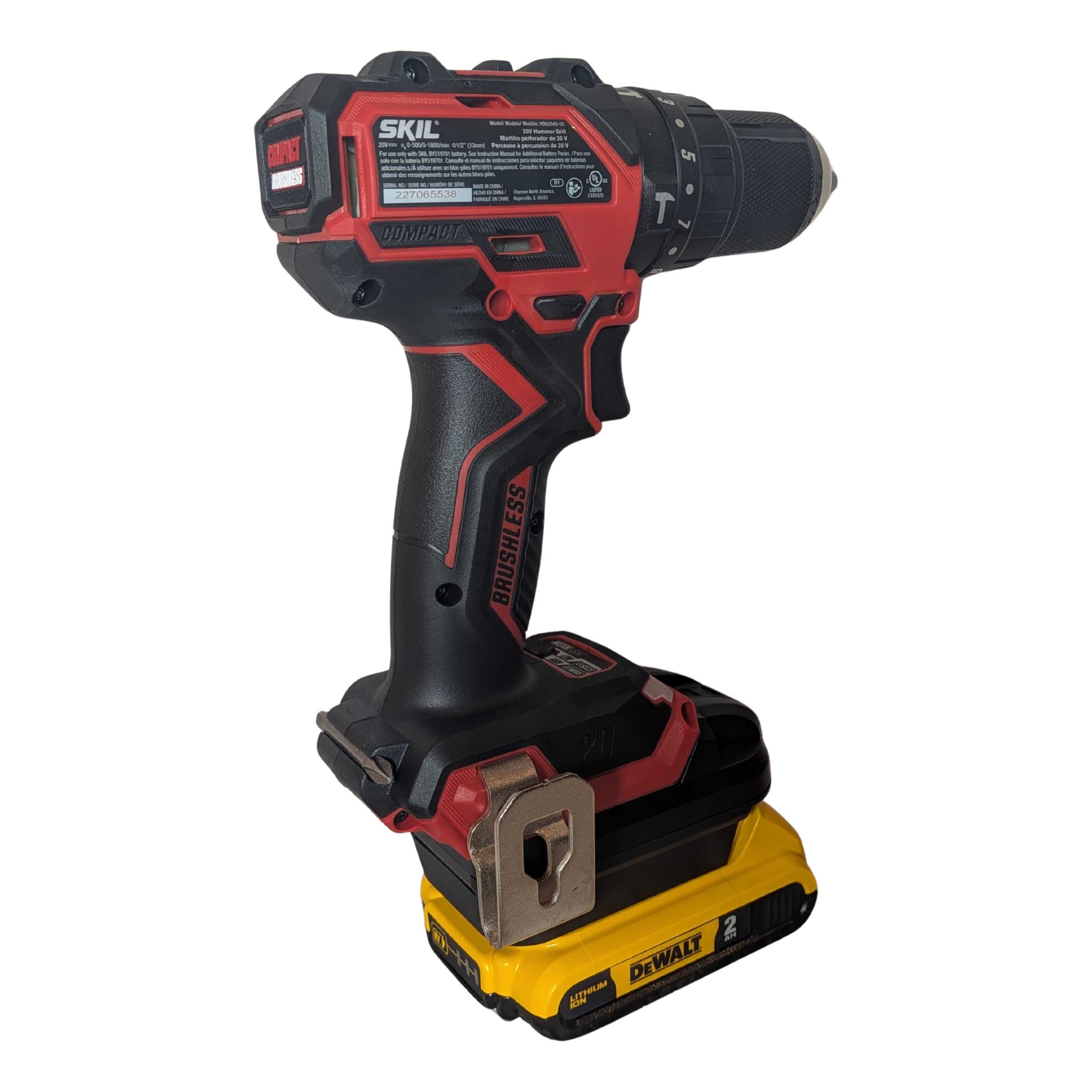 DeWalt 20V MAX auf SKIL 20V PWR CORE Akkuadapter