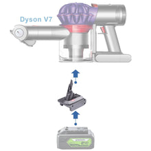 Lade das Bild in den Galerie-Viewer, Greenworks 24V to Dyson V7 Battery Adapter
