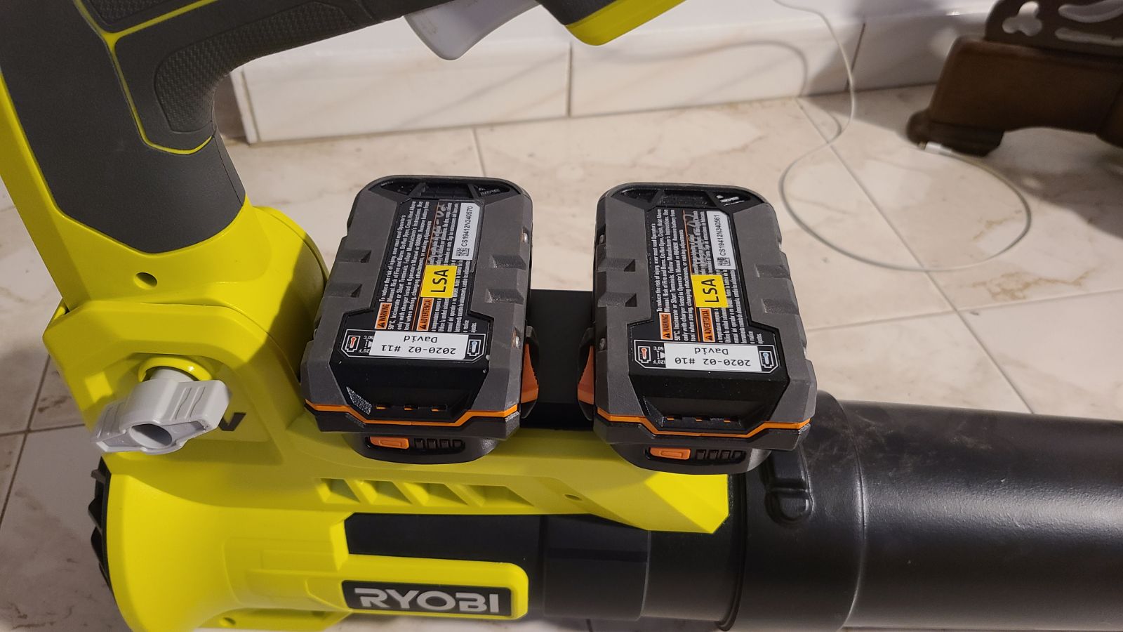 RIDGID 18V auf Ryobi 40V Batterieadapter