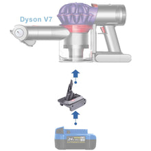 Lade das Bild in den Galerie-Viewer, Kobalt 24V to Dyson V7 Battery Adapter
