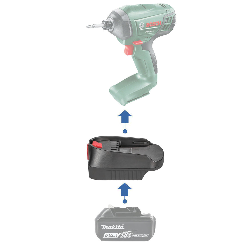 Makita 18V auf Bosch (Grün) 18V Batterieadapter
