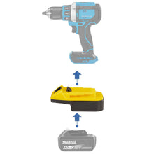 Lade das Bild in den Galerie-Viewer, Makita 18V to Hercules 20V Battery Adapter
