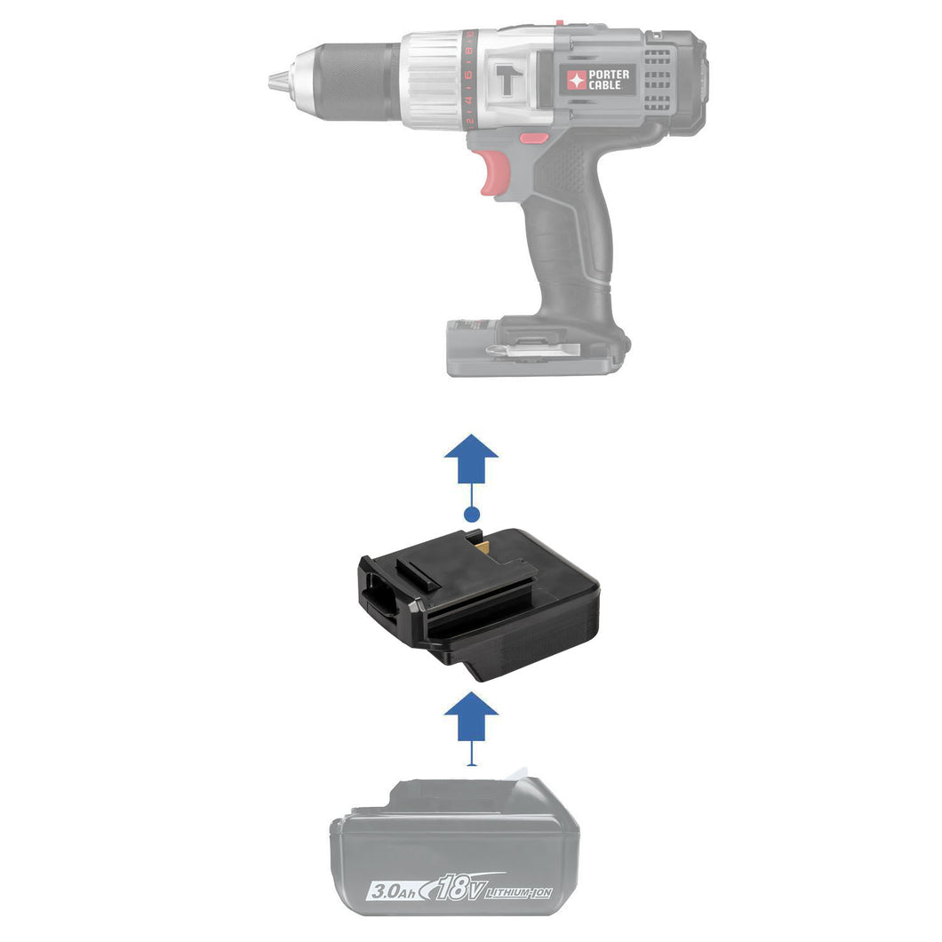 Makita 18V auf Porter Cable 18V Akku-Adapter