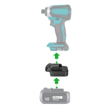Lade das Bild in den Galerie-Viewer, Mastercraft 20V (Blau) zu Makita 18V Batterieadapter
