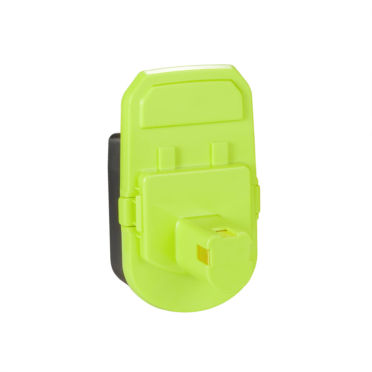 Mastercraft 20V (PWRPOD / Blue) to Ryobi 18V ONE+ battery adapter - Ryobi tool-side post and its copper contact seen head-on
