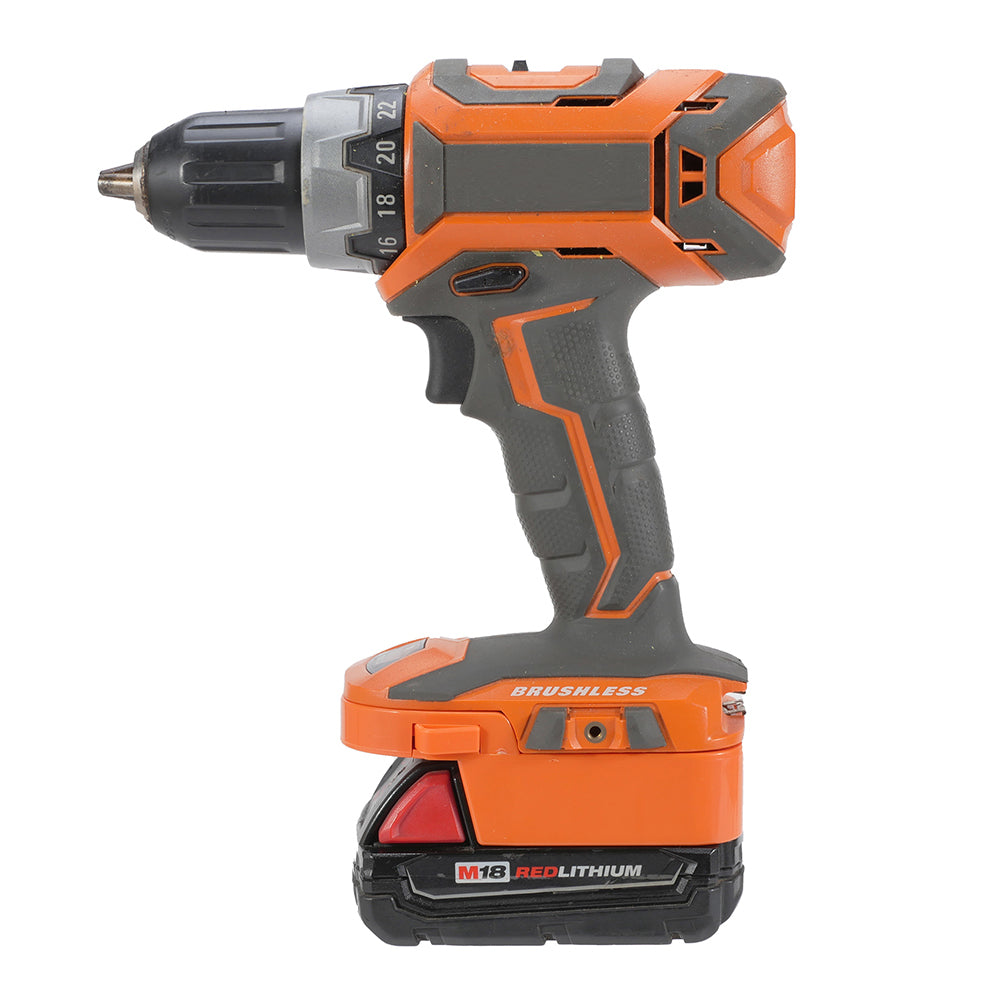 Milwaukee M18 auf AEG 18V Akkuadapter