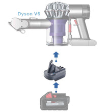 Lade das Bild in den Galerie-Viewer, Milwaukee 18V to Dyson V6 Battery Adapter
