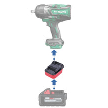 Lade das Bild in den Galerie-Viewer, Milwaukee 18V to Hikoki 18V Battery Adapter

