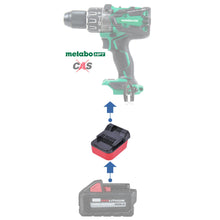 Lade das Bild in den Galerie-Viewer, Milwaukee 18V to Metabo HPT 18V Battery Adapter
