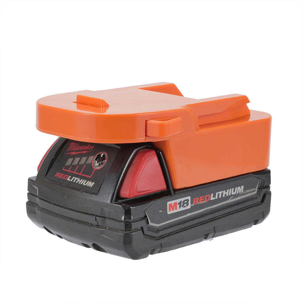 Milwaukee M18 auf RIDGID 18V Akkuadapter