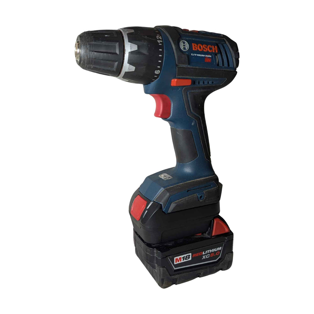 Milwaukee M18 auf Bosch 18V GBA (Blau) Akkuadapter