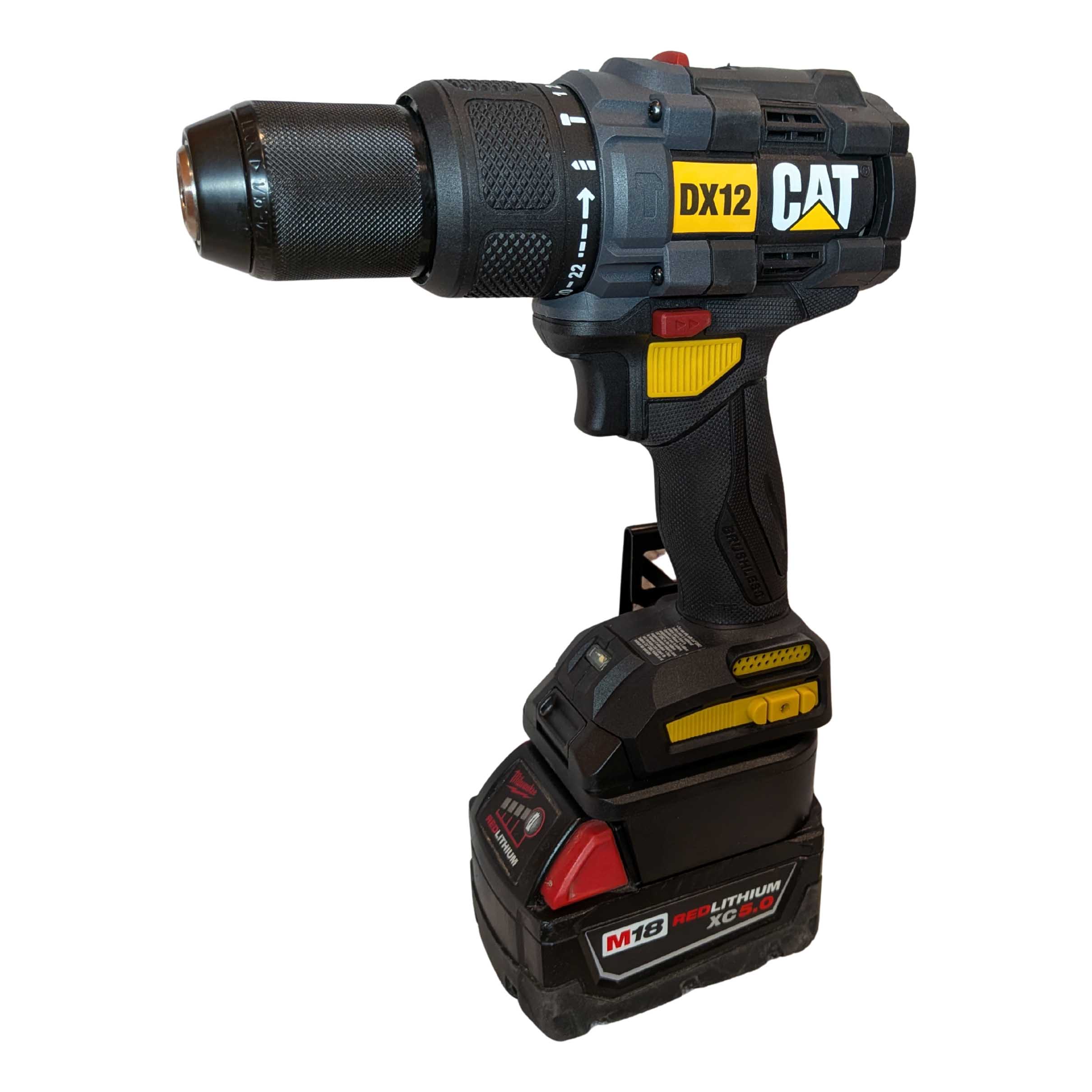 Milwaukee 18V auf CAT 18V Batterieadapter