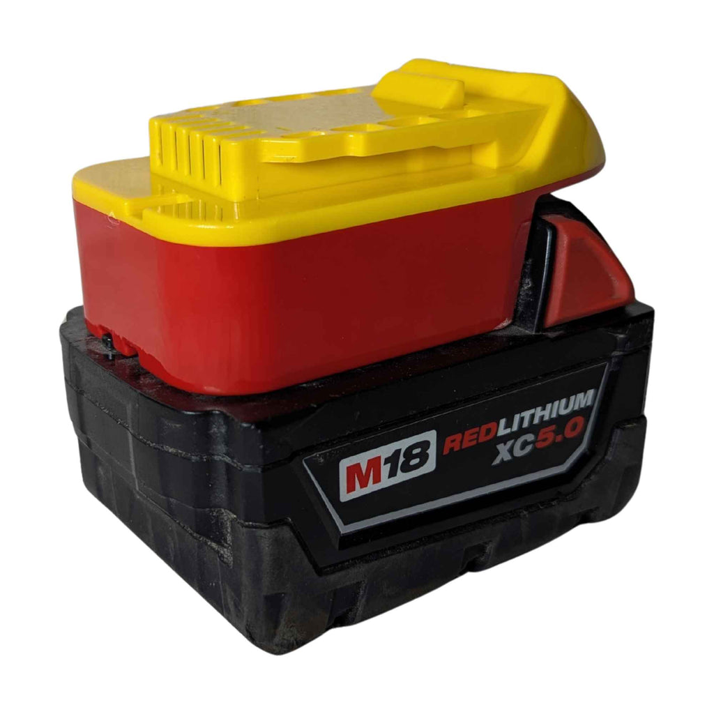Milwaukee M18 auf DeWalt 20V MAX Akkuadapter