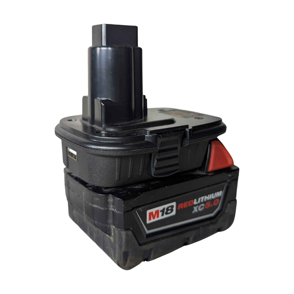 Milwaukee M18 auf DeWalt 18V Ni-Cd Akkuadapter