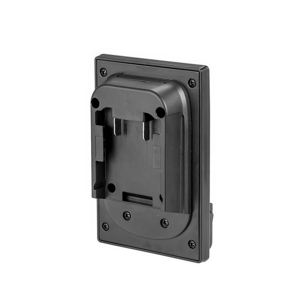 Milwaukee M18 to Hoover 20V ONEPWR battery adapter - battery-side connection, twin blade terminals and fixing screws