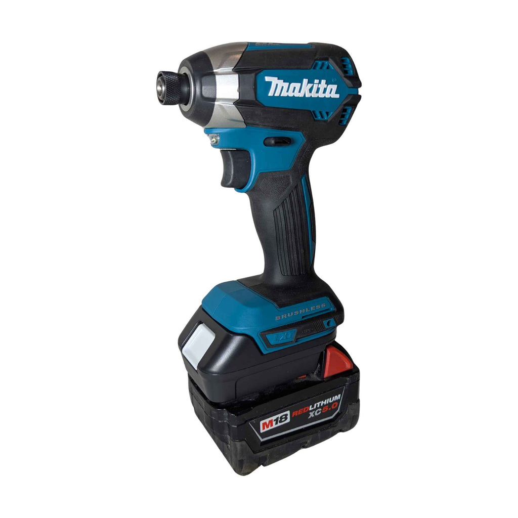 Milwaukee M18 auf Makita 18V LXT Akkuadapter
