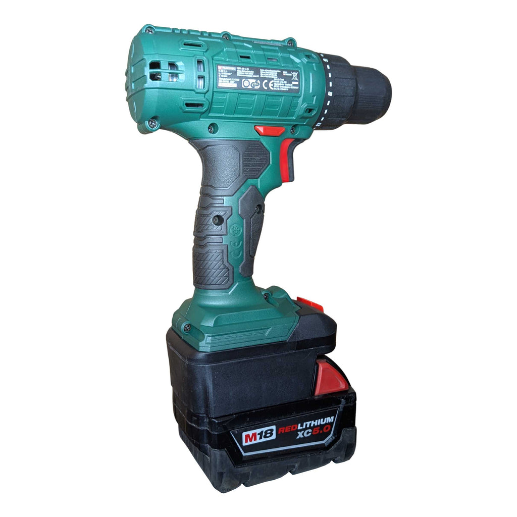 Milwaukee M18 auf Parkside X20V Akkuadapter