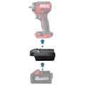 Milwaukee M18 auf SKIL 20V PWR CORE Akkuadapter