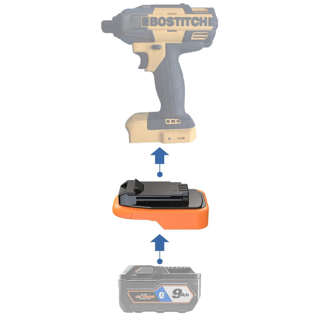 RIDGID 18V auf Bostitch 18V Akkuadapter