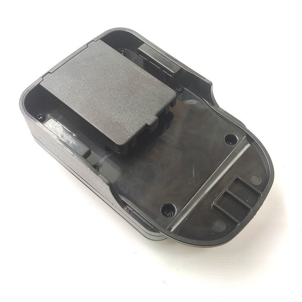 RIDGID 18V to Husqvarna 18V Aspire P4A battery adapter - battery-side connection, open pocket with the raised contact housing