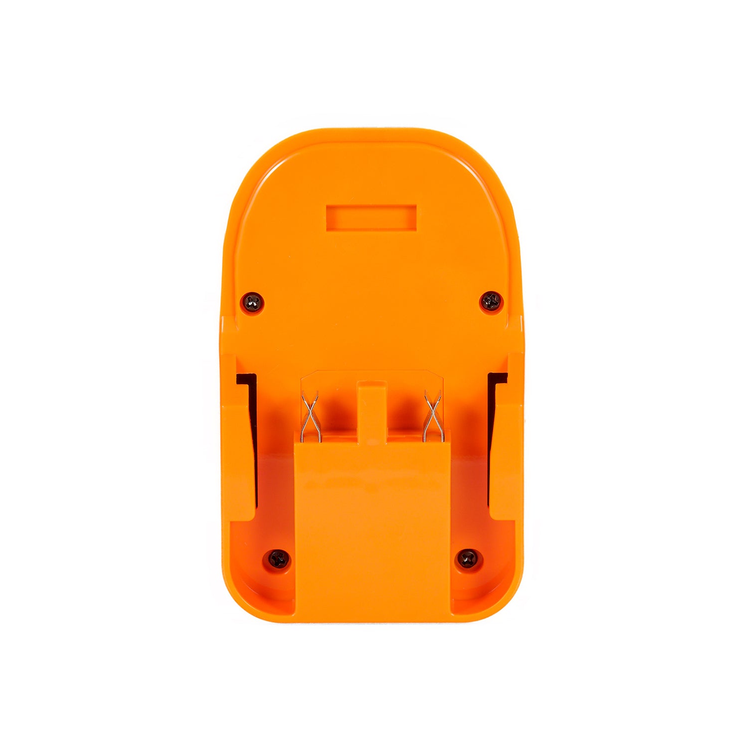RIDGID 18V to Metabo HPT 18V battery adapter - battery-side rail channel, spring contacts and four screws