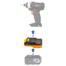Lade das Bild in den Galerie-Viewer, RIDGID 18V to WEN 20V Battery Adapter
