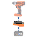 RIDGID 18V auf Black and Decker 20V Akkuadapter