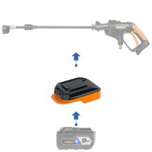 Lade das Bild in den Galerie-Viewer, RIDGID 18V to WORX 20V PowerShare (Orange) Battery Adapter
