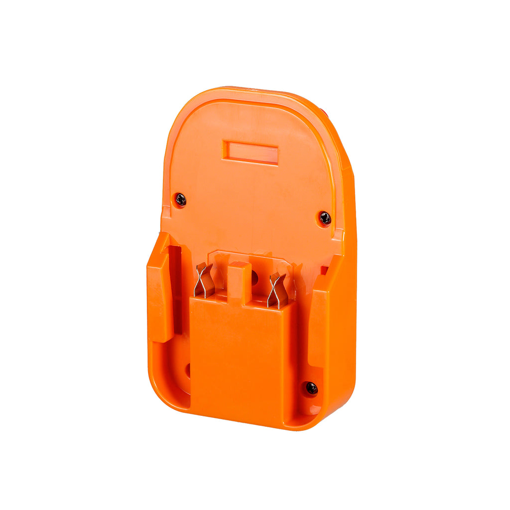 AEG 18V to Craftsman 20V battery adapter - battery-side connection with spring terminal clips, rails and fixing screws