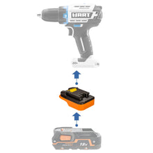 Lade das Bild in den Galerie-Viewer, RIDGID 18V to Hart 20V Battery Adapter

