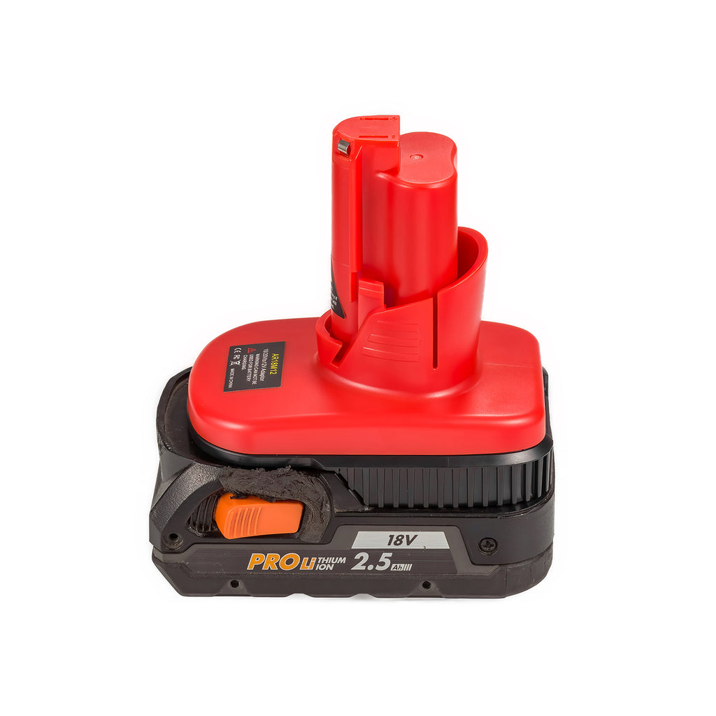 Ridgid 18V auf Milwaukee 12V Akkuadapter