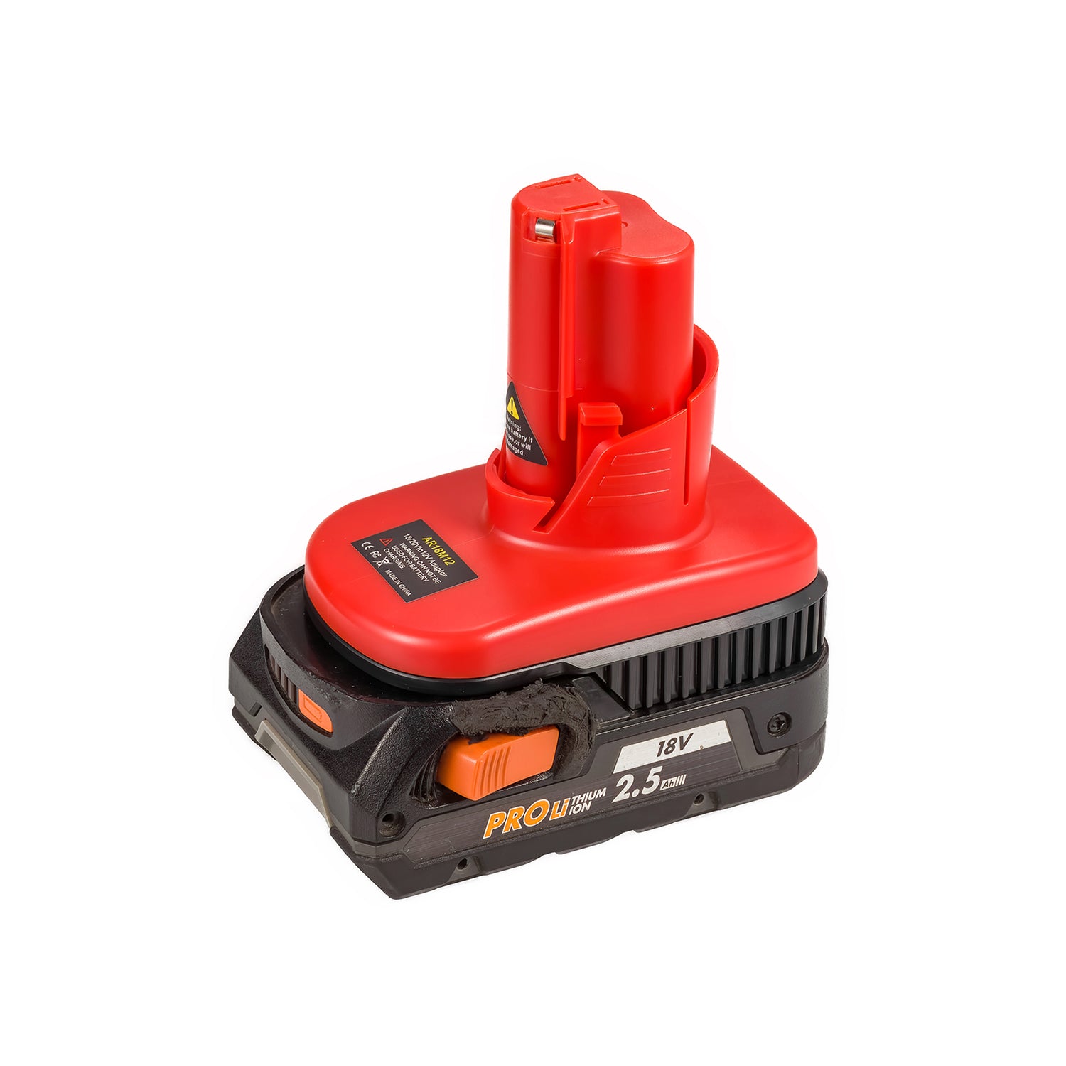 Ridgid 18V auf Milwaukee 12V Akkuadapter
