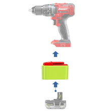 Lade das Bild in den Galerie-Viewer, Ryobi 18V auf Bauer 20V Batterieadapter

