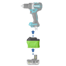 Lade das Bild in den Galerie-Viewer, Ryobi 18V auf Makita 18V Batterieadapter
