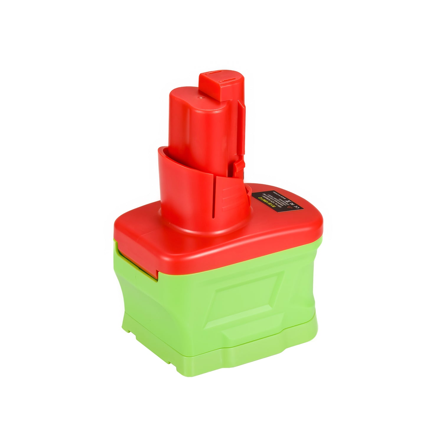 Ryobi 18V ONE+ to Milwaukee M12 battery adapter - Milwaukee tool-side stem with its rails