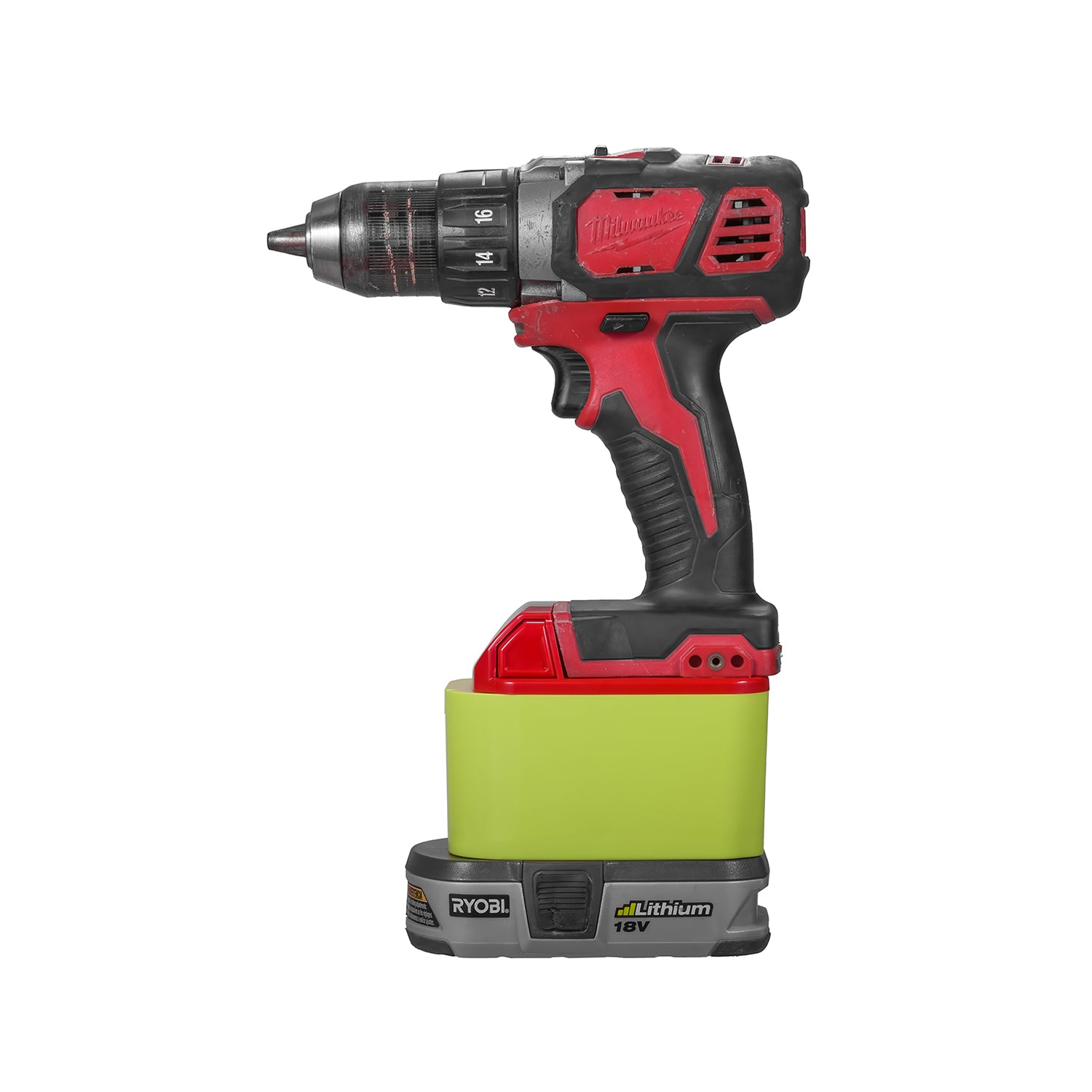 Ryobi 18V auf Milwaukee 18V Batterieadapter