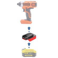 Lade das Bild in den Galerie-Viewer, Stanley V20 to Black and Decker 20V Battery Adapter
