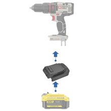 Lade das Bild in den Galerie-Viewer, Stanley V20 to Porter Cable 20V Battery Adapter
