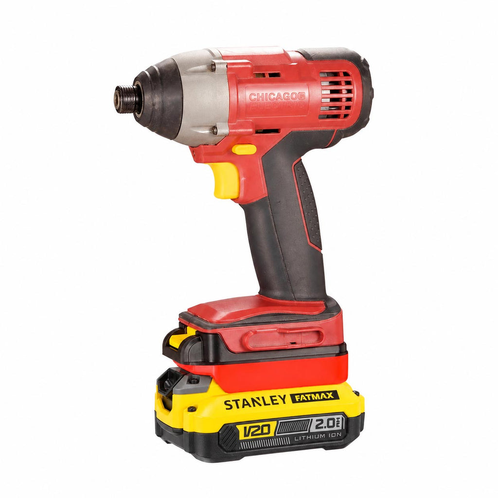 Stanley FATMAX V20 auf Chicago Electric 18V Akkuadapter