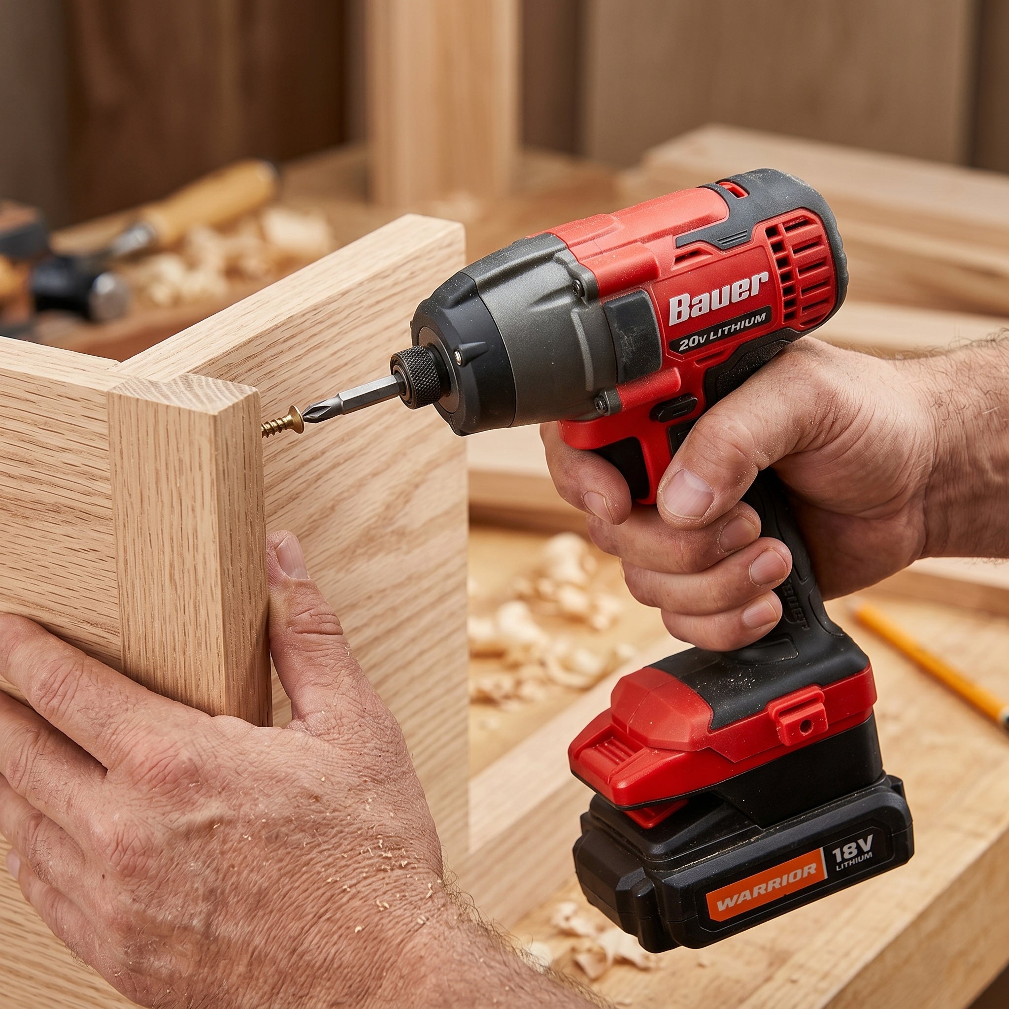 Warrior 18V auf Bauer 20V Batterieadapter