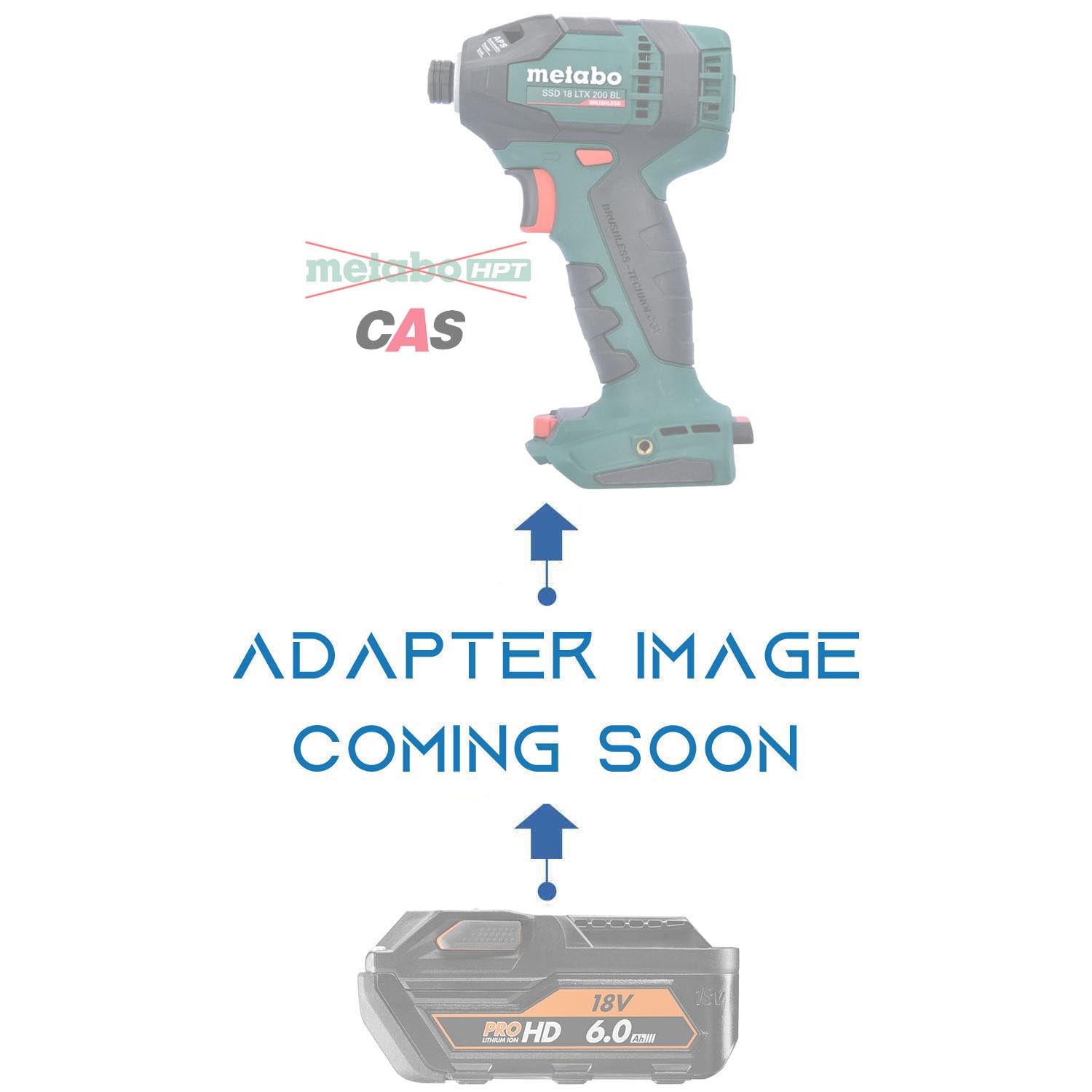 AEG 18V auf Metabo CAS 18V Akkuadapter
