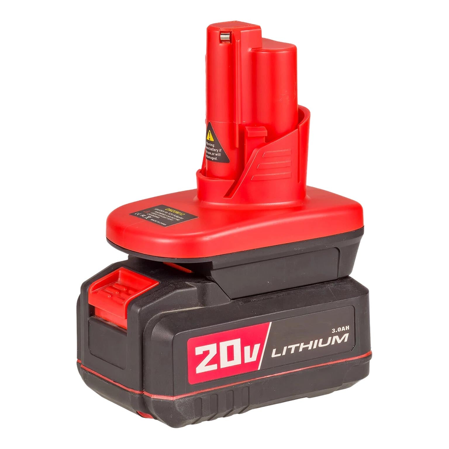 Bauer 20V auf Milwaukee M12 Akkuadapter