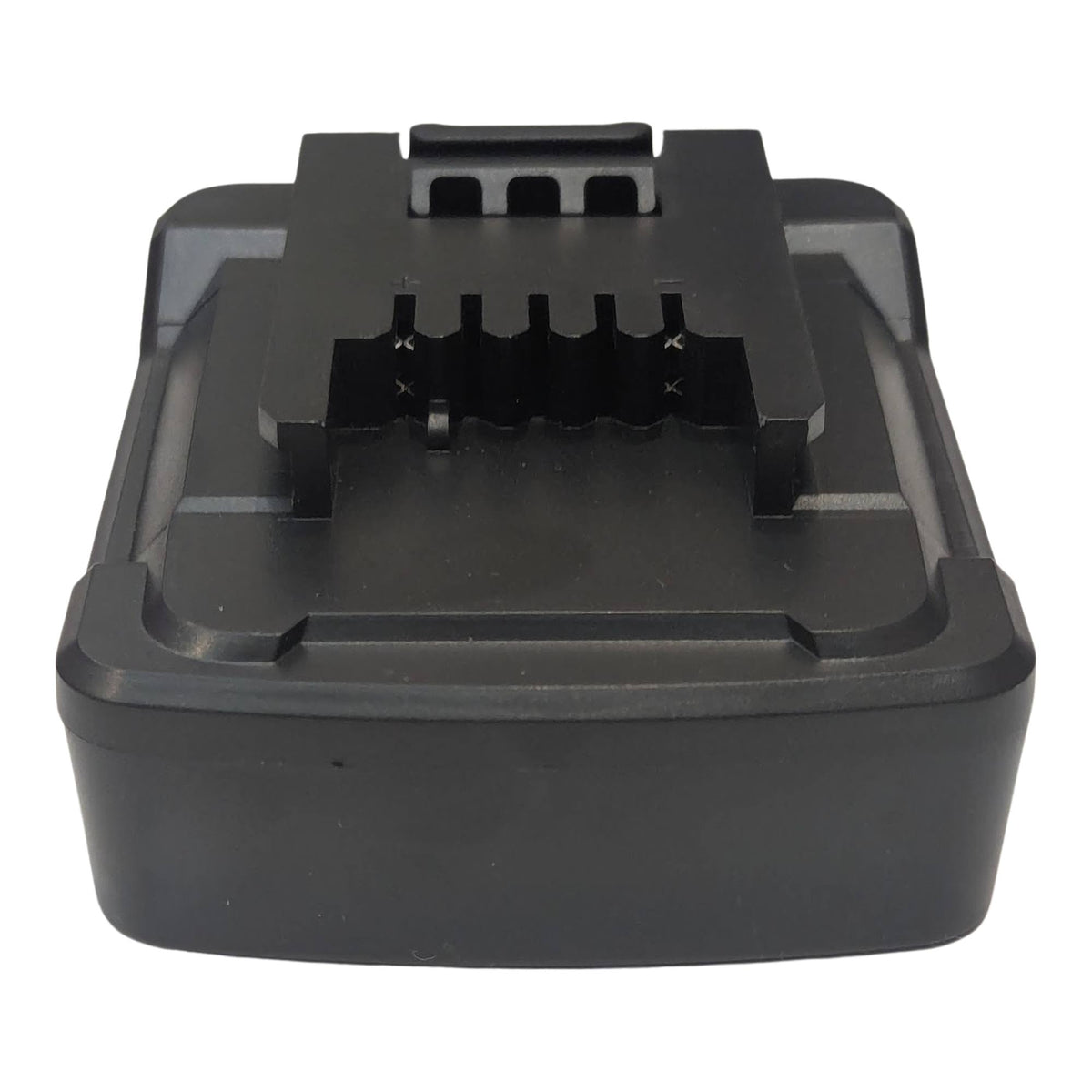 Black and Decker 20V to Ozito 18V PXC battery adapter - angled view of the Ozito PXC tool-side connection