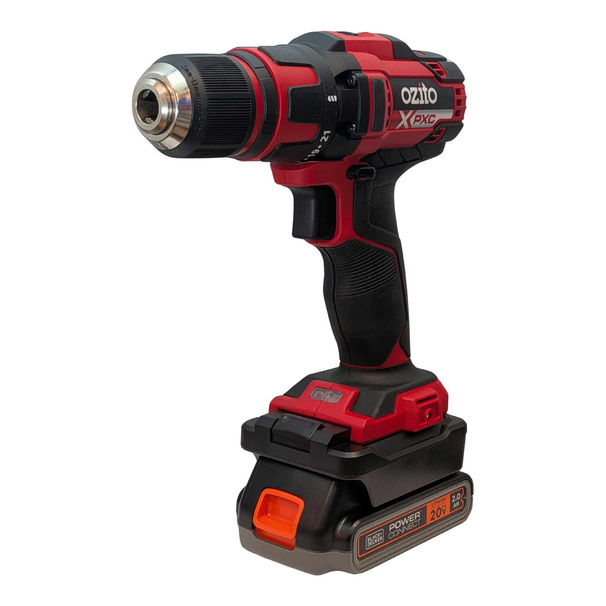 Black and Decker 20V auf Ozito 18V PXC Akkuadapter