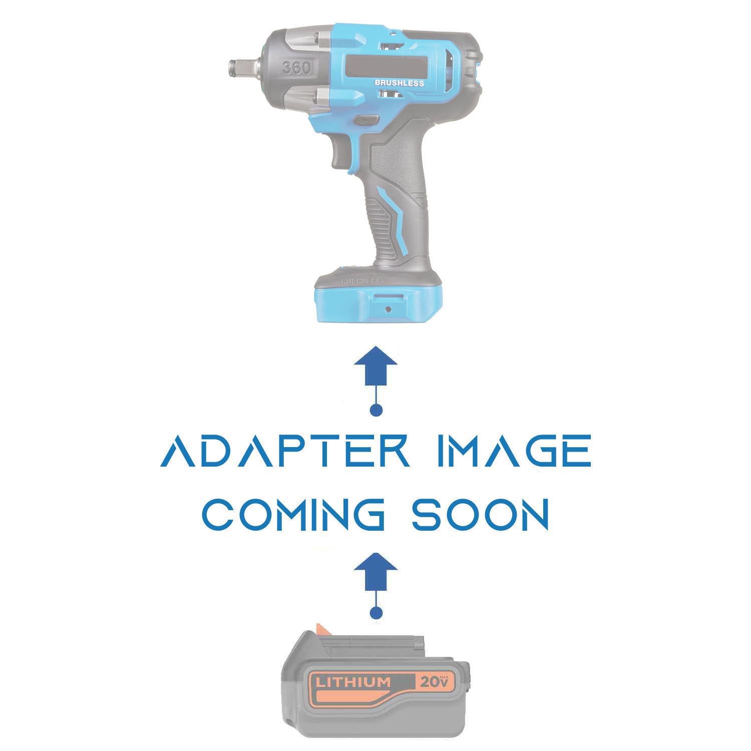 Black and Decker 20V auf Mastercraft 20V (PWRPOD / Blau) Akkuadapter